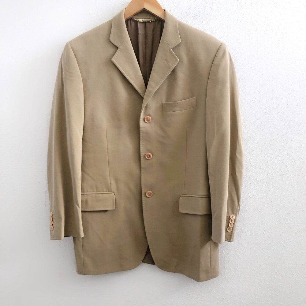 DOLCE & GABBANA Vintage Tan Blazer Size 48